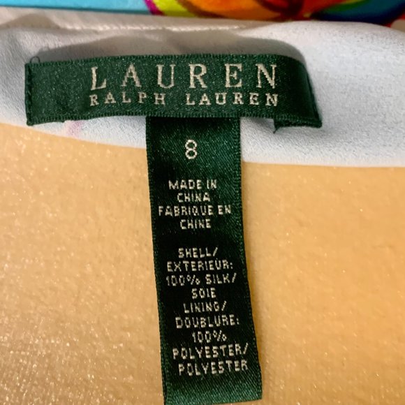 Ralph Lauren silk Pull On Silk Sz 8 - Picture 3 of 3